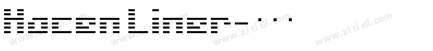 Hacen Liner字体转换